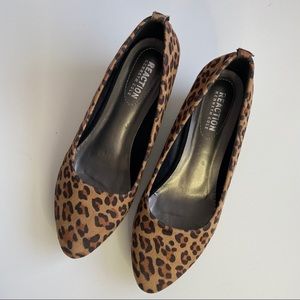 SALE! NWOT Kenneth Cole Leopard Print Wedges